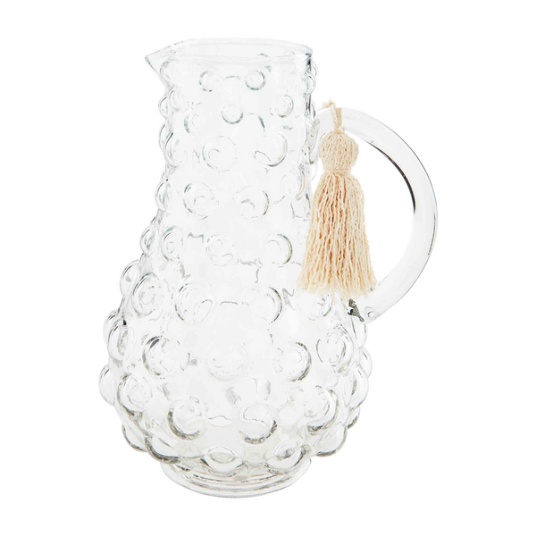 HOBNAIL GLASS PITCHER