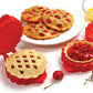 MINI PIE LATTICE MOLD- RED