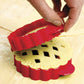 MINI PIE LATTICE MOLD- RED