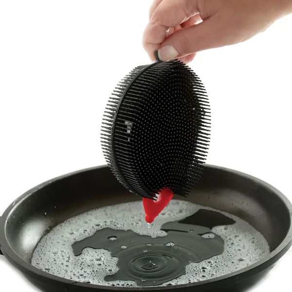 SILICONE DISH BRUSH HEDGEHOG