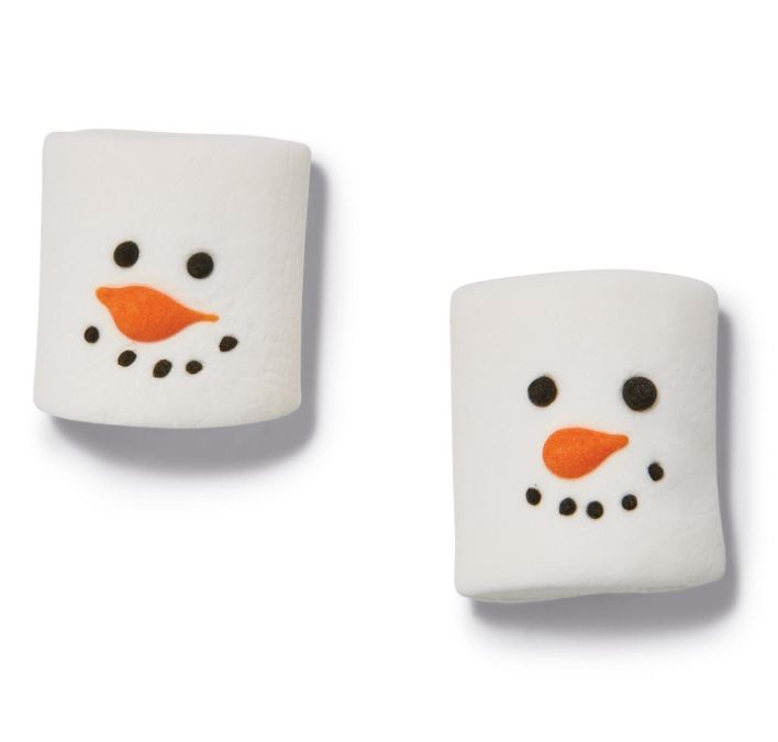 Snowman Marshmallow Candy in Gift Bag