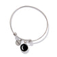 Moonglow Bangle Charm Bracelet