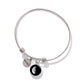 Moonglow Bangle Charm Bracelet