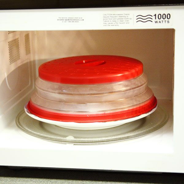 COLLAPSIBLE MICROWAVE COVER, RED
