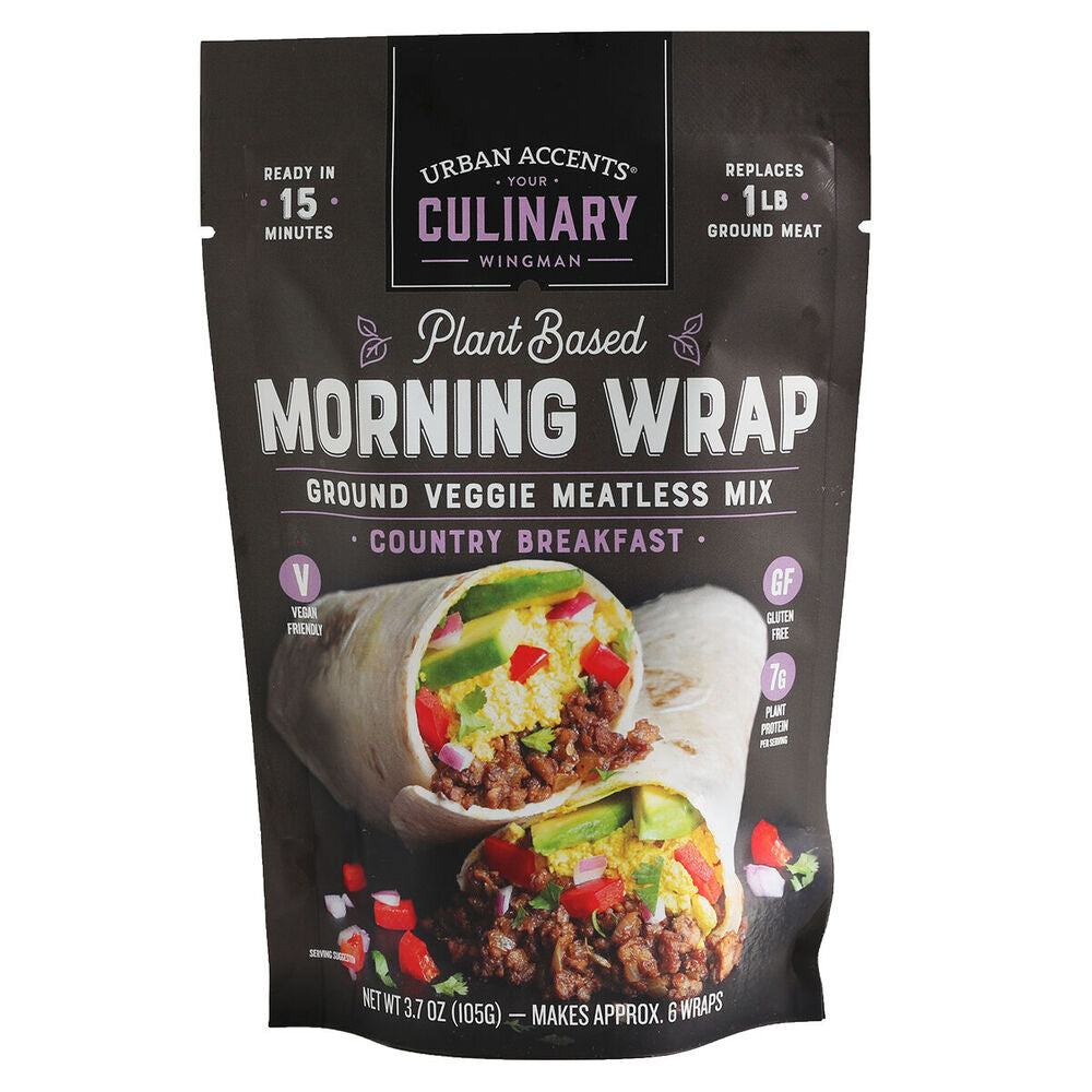 Plant Based Country Breakfast Morning Wrap