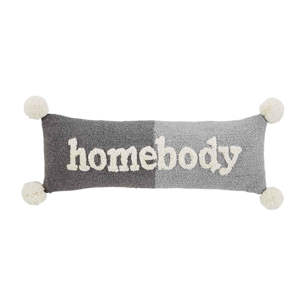 Homebody Hooked Pillow