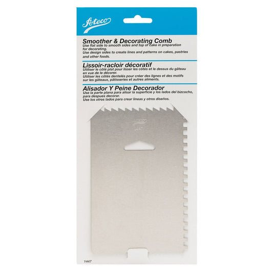 Cake Decorating Comb and Icing Smoother