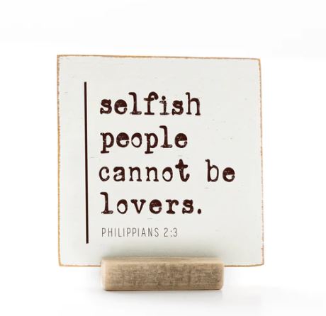 Selfish People Cannot Be Lovers, 4x4