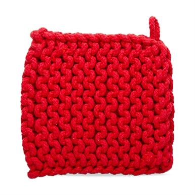 Crochet Trivet- Red