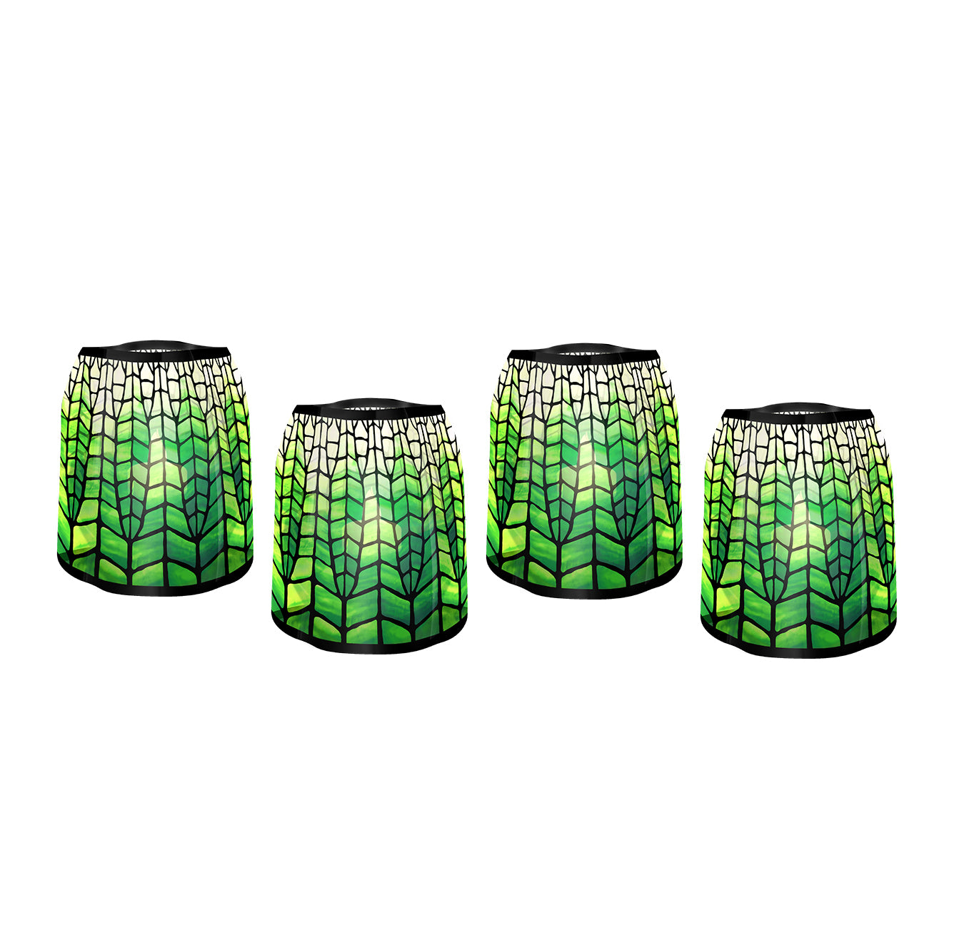 Tiffany Lotus Pagoda Luminaries