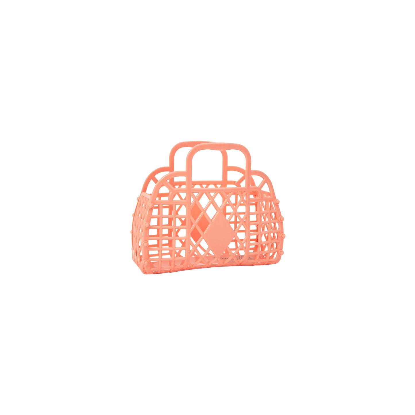 Retro Basket Mini- Peach