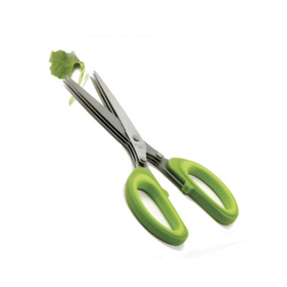 Triple Blade Herb Scissors