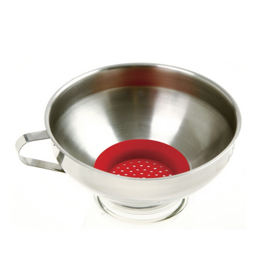 Stainless Steel Wide Mouth Funnel/Strainer
