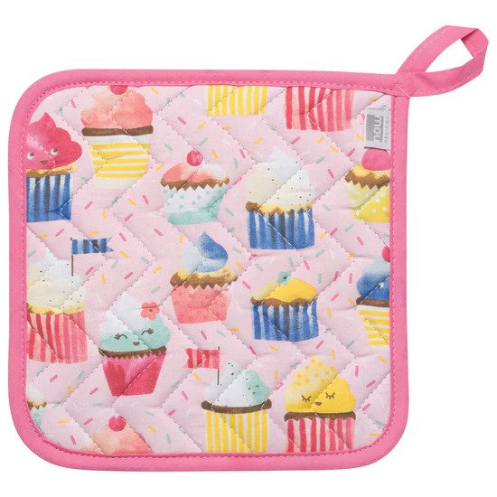 Cupcakes Quilted Potholder