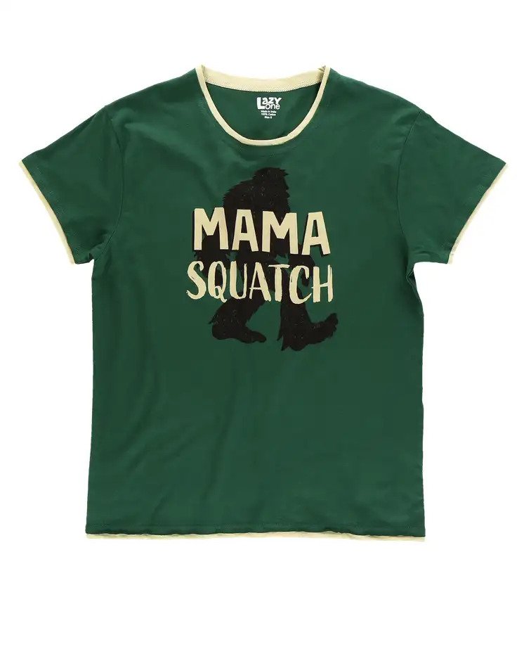 Mama Squatch Women's Regular Fit PJ Tee